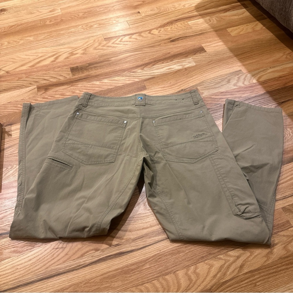 Lot of 2 Kuhl Revolvr Vintage Patina Dye Beige Gray Hiking Pants Outdoor Men 34 - Picture 7 of 16